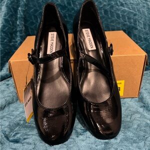Steve Madden Black Mary Jane’s